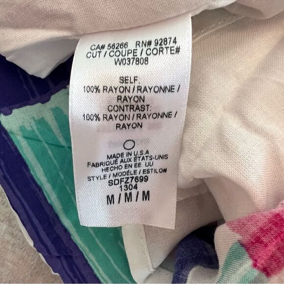 Splendid NWT Colorful Abstract Geometric Print Sundress Medium - Picture 6 of 8